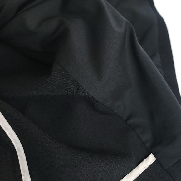 River Island Double Breast Blazer Jacket Black w/ White Button Contrast, Size 14 - Picture 3 of 12